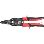 Connex Hebelblechschere, Geradeschneidend, rot/schwarz, Kunststoff/Metall