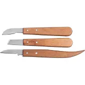 Connex Kerbschnitzgarnitur, natur/silberfarben, Metall - beige