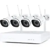 Foscam FN8108W-B4-1T, 2K/3MP 8-Kanal-WiFi-Sicherheit (FN8108W-B4-1T)