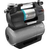 Gardena Pressure Tank Unit 6300 SilentComfort, 1050 W, AC, 4,9 bar, 6300 l/h, IPX4, Schwarz, Grau