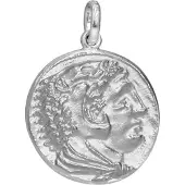 Trendor 358842 Anhänger Herakles/Zeus 925 Silber Replikat griech. Drachme