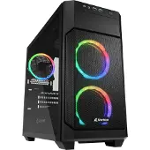 Sharkoon V1000 RGB, Micro Tower, PC, Schwarz, micro ATX, Mini-ITX, Gaming, Multi