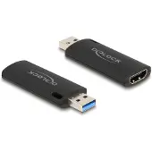 DeLOCK HDMI Video Capture Stick USB Typ-A, USB 2.0, 3840 x 2160 Pixel, MS2109, USB, 66 mm, 24 mm