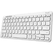 Trust Lyra, Mini, Kabellos, RF Wireless + Bluetooth, Scherenschalter, QWERTY, Blau