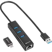 Sharkoon 4044951037575, Kabellos, USB 3.2 Gen 1 (3.1 Gen 1) Type-C, Schwarz, USB 3.2 Gen 1 (3.1 Gen 1) Type-A, Aluminium, ChromeOS