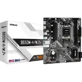 Asrock B650M-H/M.2+, AMD, Sockel AM5, DDR5-SDRAM, 96 GB, DIMM, Zweikanalig