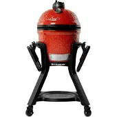 Kamado joe Untergestell Junior Seitentische Rollen Stahl Schwarz