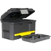 Stanley 1-70-316, Werkzeugkasten, Kunststoff, Schwarz, 14,4 l, 20 kg, 290 mm