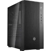Silverstone FARA R1, Midi Tower, PC, Schwarz, ATX, micro ATX, Mini-ATX, Gehärtetes Glas, Kunststoff, Stahl, 16,1 cm