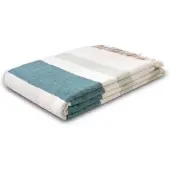 Biederlack Plaid "Teal Charming", mit Franse