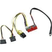 Inter-Tech 88882193, ATX (20-pin), SATA 15-pin + Molex (4-pin), Gerade, Gerade, Mehrfarbig, 35 mm