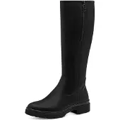 Tamaris Damenschuhe Schlupfstiefel Schaftstiefel Schwarz Freizeit, Schuhgröße:37 EU