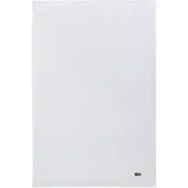 Lacoste Frottier Handtücher Lecroco Gästetuch 40x60 cm | blanc - weiß
