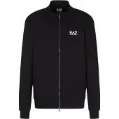 EA7 für Herren. 8NPM36_PJVTZ Schwarzes Logo-Sweatshirt (XL), Lässig, Sportlich, Baumwolle, Multisport