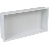 Plieger Inbox Inbouwnis - Met Flens - RVS - 60x30x7.5cm - Wit