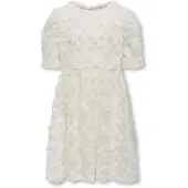 Kids Only Elegantes Kleid Rosita 15320277 Weiß Regular Fit