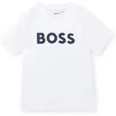BOSS Kids T-Shirt aus Baumwolle mit Logo-Print Grösse 74