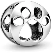Pandora 798869C00 Silber Bead-Charm Pfotenabdruck