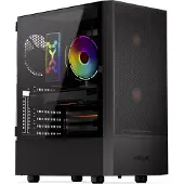 Krux ATX Gaming-Gehäuse Nadir, ATX, mATX, 2x140mm Lüfter, 1x120mm, 160mm CPU