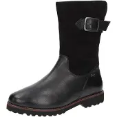 Sioux Damen Winterstiefeletten MERDIT 742 Schwarz Ledermix wasserfest Größe: 37,5