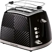 Russell Hobbs Groove Negro 26390-56 Toaster 2 Schlitze