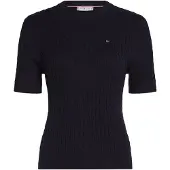 Tommy Hilfiger Pullover WW0WW41787 Schwarz Regular Fit