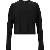 Athlecia Bluse Offner W L/S Tee EA233340 Schwarz Regular Fit