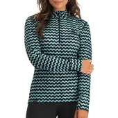 Poederbaas Skipullover Arty Pully Damen Black / Mint-L