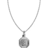 Trendor 87530 Silberkette mit Amor-Anhänger