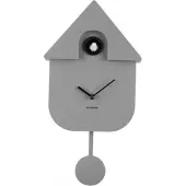 Present Time - Kuckucksuhr Modern Cuckoo - Maus grau - 40x9x23cm