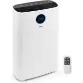 DS Produkte N8WERK Luftreiniger 6-fach-Filtersystem H14 Filter Allergiker filtert Pollen Staub Bakterien etc. App-Steuerung UVC- Licht Raumgröße bis zu 50 m²