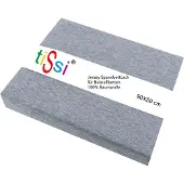 TiSsi MAXI BOXSPRING Spannbetttuch grau 90x50cm