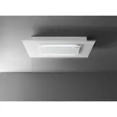 Falmec Deckenlüfter Aura, 120 cm, Glas weiß gerade, Umluft 101560