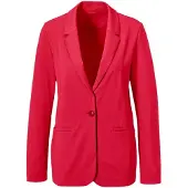 Goldner Jackenblazer "Kurzgröße Damenblazer mit Reverskragen und Paspeltaschen" mit formgebenden Teilungsnähte