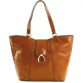 The bridge Schultertasche Erica Shopping Bag Cognac Oro