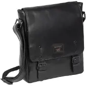 Mustang Leder Schultertasche Umhängetasche Natal Paola Shoulder Bag Navy dunkelblau
