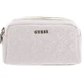GUESS Kosmetiktasche Double Zip Case Light Pink