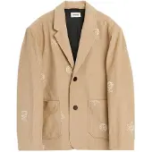Soulland Gabe Blazer Beige Größe: S/M | Blazer Outlet | Unisex | Braun