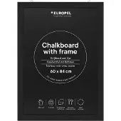 Europel Kreidetafel Holzrahmen 60x84cm schwarz 356227