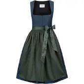 Stockerpoint Midi Dirndl "Olivia" in blau | Gr.: 32