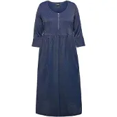 Ulla Popken Jerseykleid in tintenblau | Gr.: 50-52