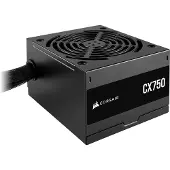 Corsair CX Series CX750, 750 W, 100 - 240 V, 47 - 63 Hz, 10 - 5 A, 130 W, 624 W