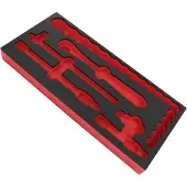 Facom Leere Schaumstoffschale für das MODM.S1A Modul - PM.MODS1A (10 bis 32 mm 6-seitiges Sockelmodul)