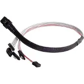 Silverstone CPS03 - SATA- / SAS-Kabel - mit Sidebands - 4-Lane - Mini SAS (SFF-8
