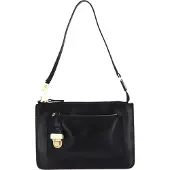 The bridge Schultertasche Rustici Flat Shoulder Nero ORO