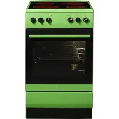 Amica Elektro-Standherd "SHC 11508 G", Energieeffizienz: A, grün, Herdsets, Kompakter Kochkomfort für den täglichen Küchenalltag, Elektro-Standherd