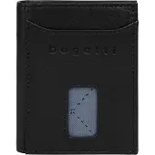 Bugatti Geldbörse Secure Slim Herren, Damen schwarz