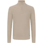 11 Project klassischer PRTillmann Fine Herren Troyer mit Stehkragen Pullover 21301005-ME-1513041 Beige
