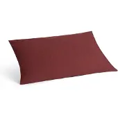 Yumeko Kissenbezug Seersucker-Baumwolle 40x80 Rot - Eco, Bio & Fairtrade
