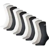 Puma Unisex Sportsocken, 12er Pack - Sport Crew Socken, ECOM, Logo, einfarbig